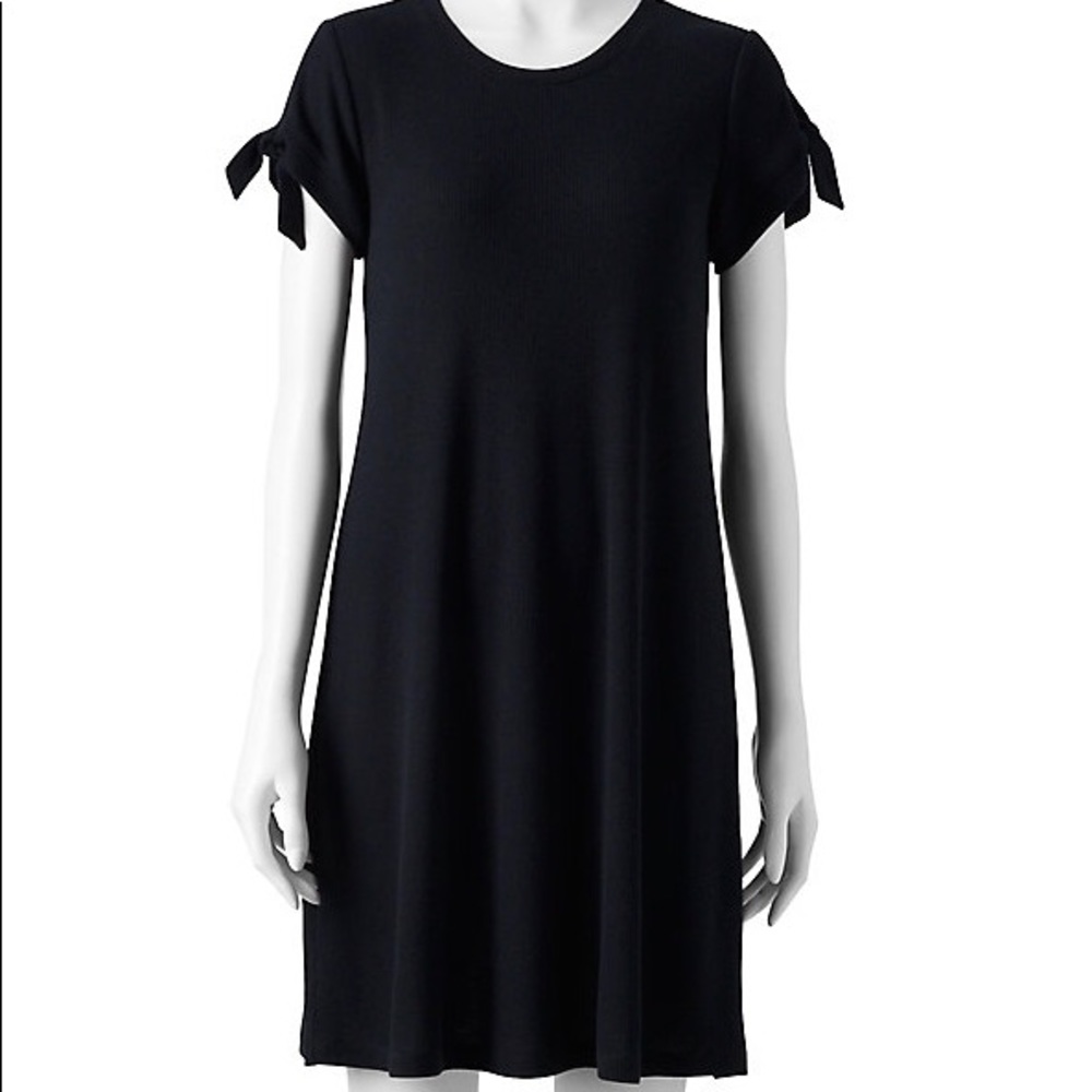 NWT Lauren Conrad Knot Sleeve Swing Dress